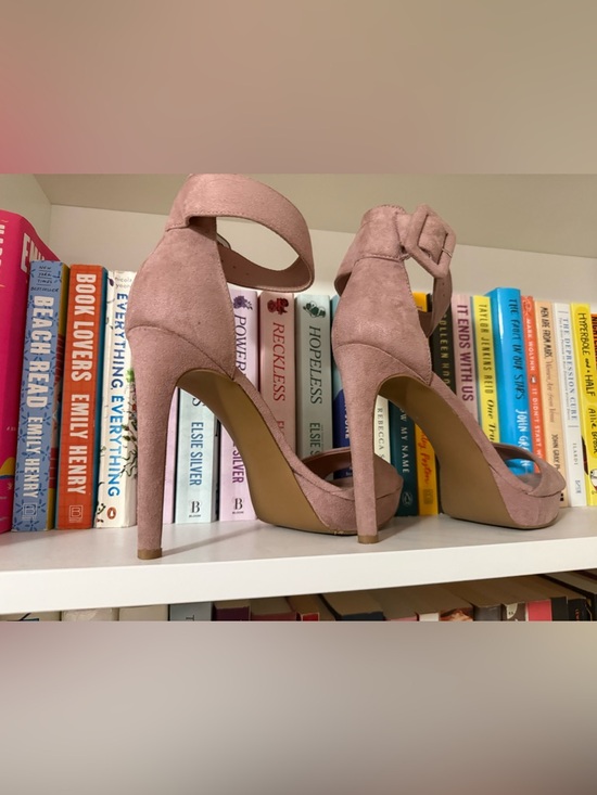 Steve Madden Shoes - Women's Blush Pink Ankle Strap High Heels